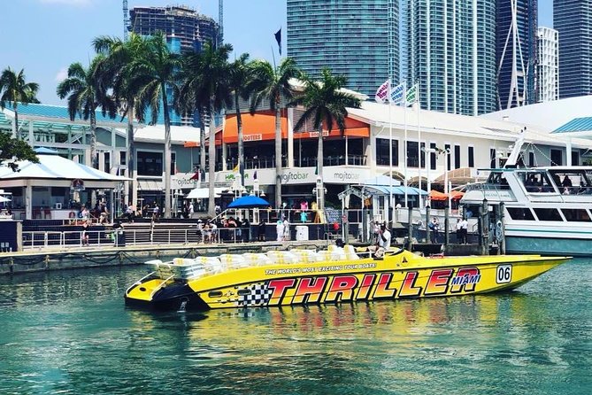 Speedboat Sightseeing Adventure of Miami - The wet-seat question