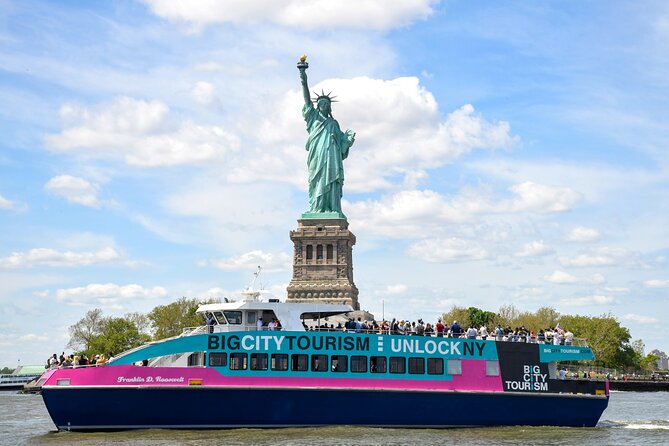 Statue of Liberty & NYC Skyline Cruise - Freedom Liberty Tour - Lady Liberty and the harbor’s big first views