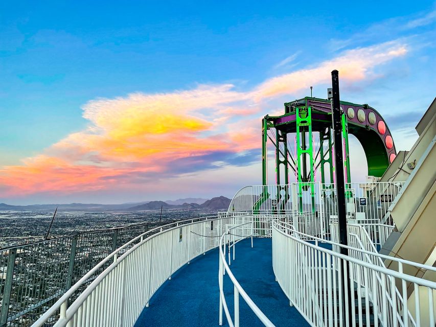 STRAT Tower Thrill Rides Admission - The STRAT SkyPod puts the Strip under your feet