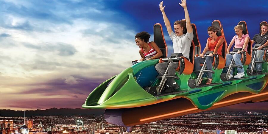 STRAT Tower Thrill Rides Admission - Big Shot launches you 160 feet into the air