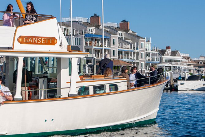Sunset Cruise with Gansett Cruises in Newport, RI - The quahog stuffie and Champagne toast