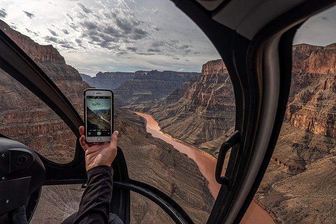 Sunset Grand Canyon Helicopter Tour from Las Vegas - Landing 3,500 feet below the West Rim