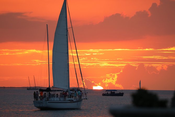 Sunset Sail in Key West with Beverages Included - Watching the sunset beside Mallory Square