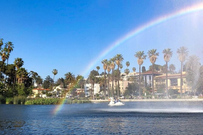 Swan Boat Rental in Echo Park - A simple picnic on the water