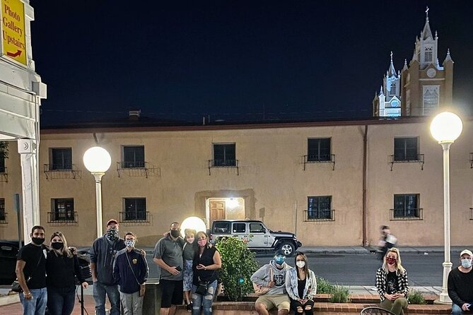 The Original 8pm Ghost Tour of Old Town Albuquerque - since 2001 - Stop 1: the Old Town Basket and Rug Shop