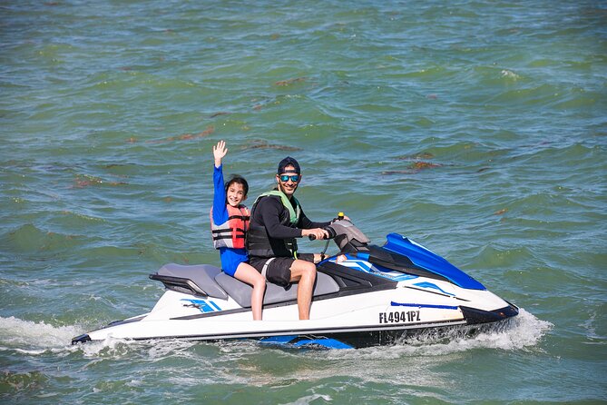 The Original Key West Island Jet Ski Tour from Barefoot Billy's - The sandbar stop and freeplay period