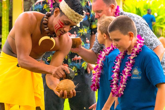 Toa Luau at Waimea Valley, Oahu - The umu demonstration and kava ceremony