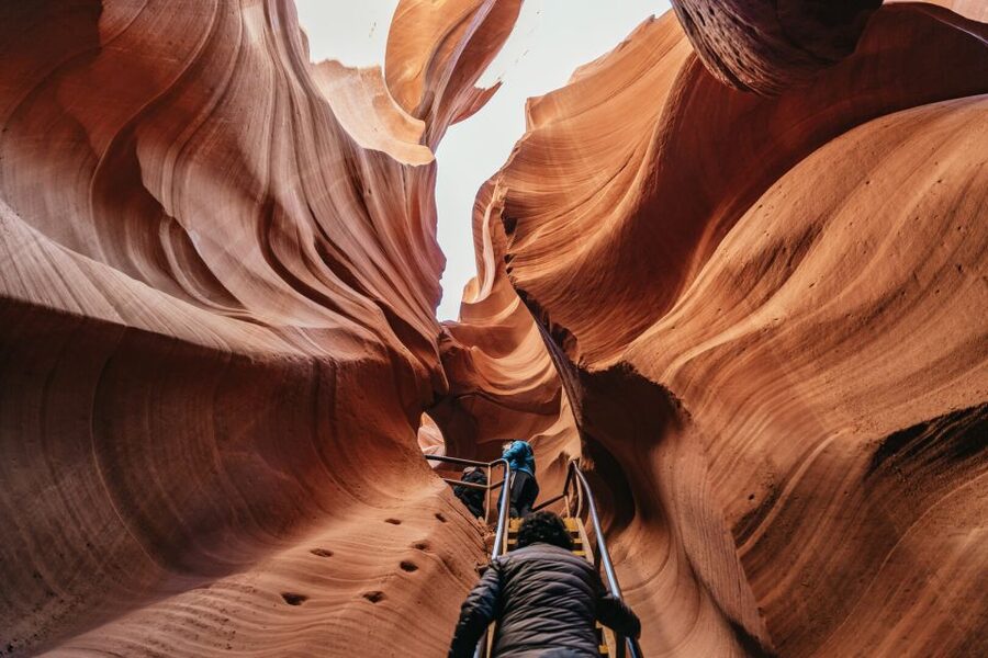 Vegas: Antelope Canyon & Horseshoe Bend Tour at Golden Hour - Inside Lower Antelope Canyon with a Navajo guide