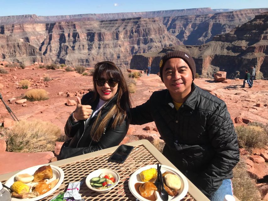 Vegas: Grand Canyon, Hoover Dam, Skywalk Option, & Two Meals - Breakfast near Las Vegas, then a long desert run