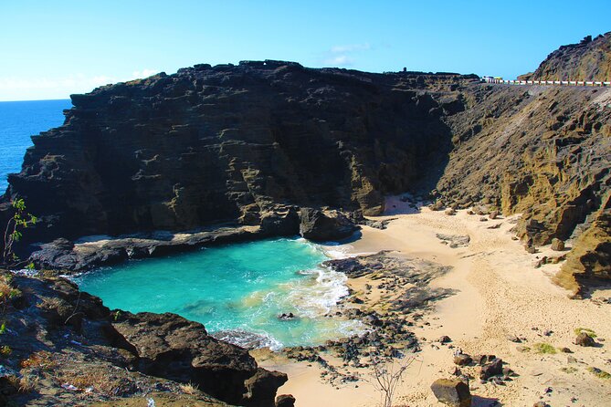 Waikiki Trolley Blue Line Coastline & Local Grindz Hop-on Hop-off - Halona Blowhole gives you a quick coastal opener