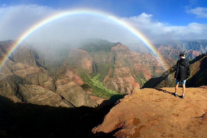 Waimea Canyon Downhill Bike Ride - The van ride up through Waimea Canyon