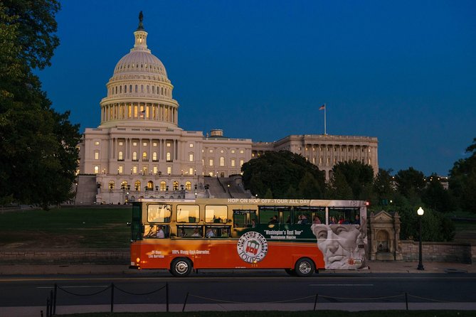 Washington DC Monuments by Moonlight Tour by Trolley - The FDR and MLK memorials: the tour’s best walking section
