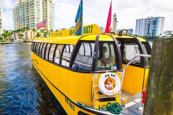 Water Taxi All Day hop-on hop-off Venice of America Boat Tour - Why the Water Taxi is a smart way to see Fort Lauderdale