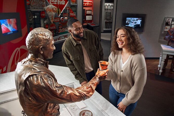 World of Coca-Cola General Admission Ticket - The soda fountain mirror and interactive features